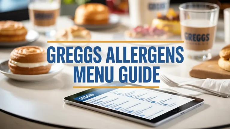 Greggs Allergens Menu