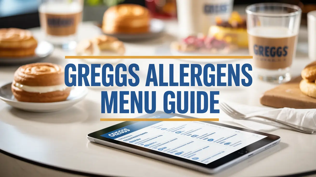 Greggs Allergens Menu