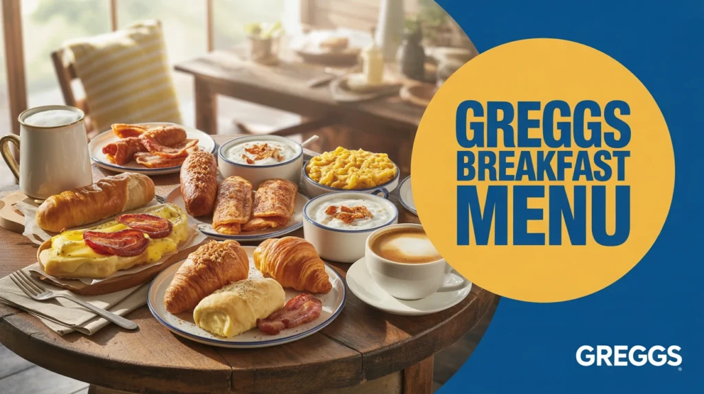 Greggs Breakfast Menu