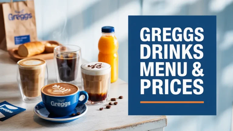 Greggs Drinks Menu