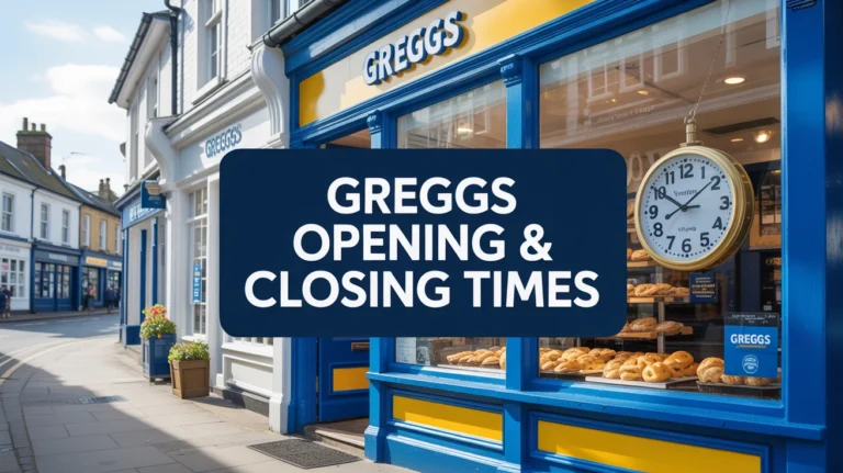 Greggs Opening and Closing Times