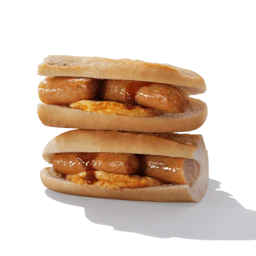 Sausage and Omelette Breakfast Baguette