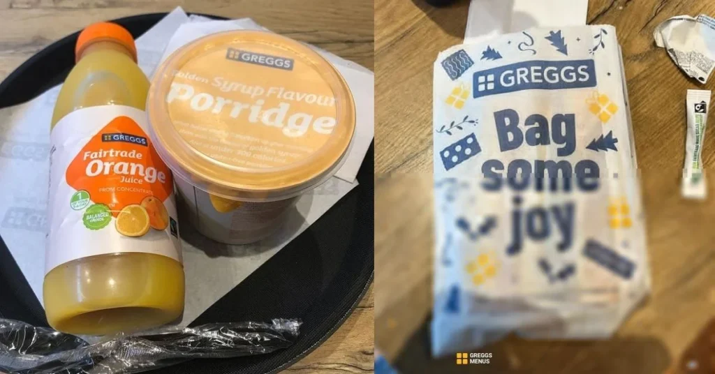 greggs gluten free menu guide