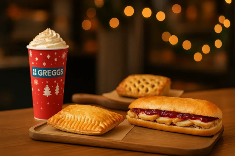 Greggs Christmas Menu