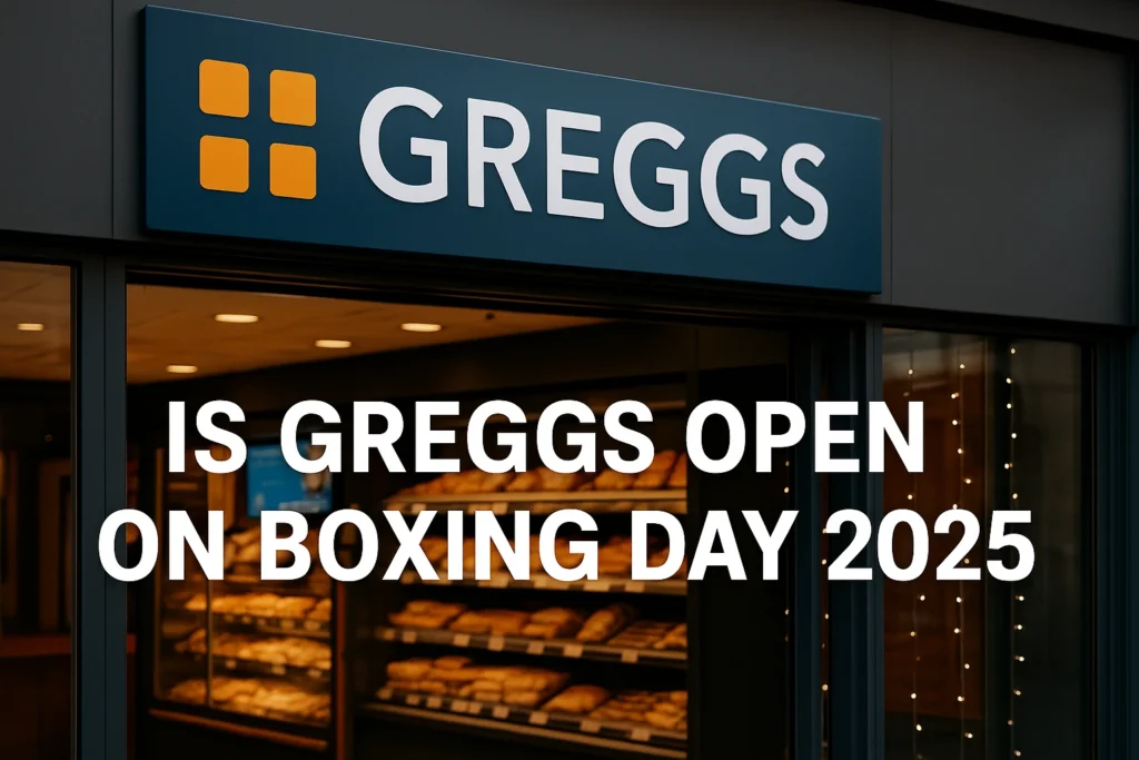 Is Greggs Open on Boxing Day