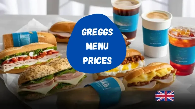 Greggs Menu