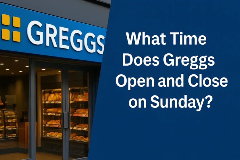 Is Greggs Open on Sunday